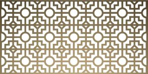 Lézervágott lemez geometrikus minta 02