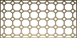 Lézervágott lemez geometrikus minta 03