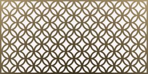 Lézervágott lemez geometrikus minta 04