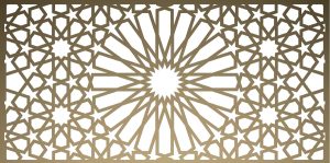 Lézervágott lemez geometrikus minta 10