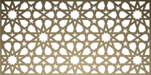 Lézervágott lemez geometrikus minta 11