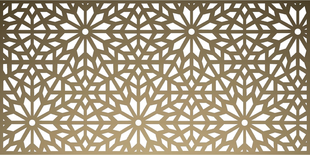 Lézervágott lemez geometrikus minta 12