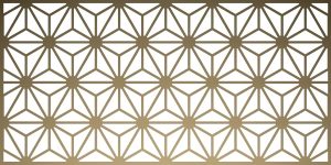 Lézervágott lemez geometrikus minta 15