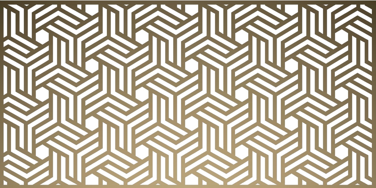 Lézervágott lemez geometrikus minta 18