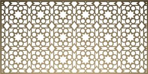 Lézervágott lemez geometrikus minta 22