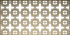 Lézervágott lemez geometrikus minta 27