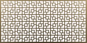 Lézervágott lemez geometrikus minta 28
