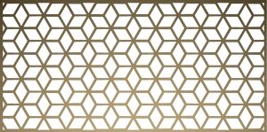 Lézervágott lemez geometrikus minta 30