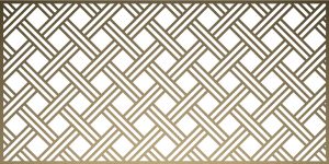 Lézervágott lemez geometrikus minta 38