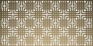 Lézervágott lemez geometrikus minta 40