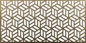 Lézervágott lemez geometrikus minta 49