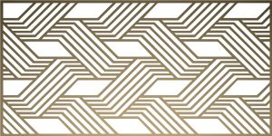 Lézervágott lemez geometrikus minta 51