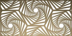 Lézervágott lemez geometrikus minta 53